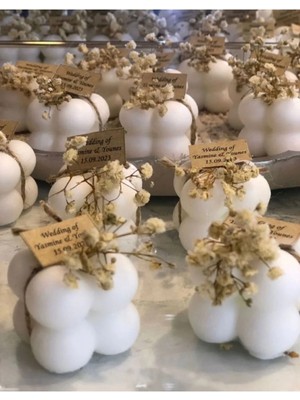 Bernami Pinterest 20 Adet Süslemeli Mini Bubble Mum