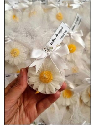 Bernami Pinterest El Emeği Papatya Mumlar Hediyelik (10 Adet)