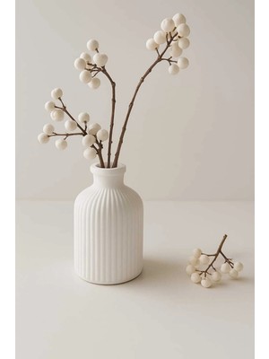 Bernami Pinterest Bohem Mini Vazo | Çizgili Beton Vazo - Stil Minimal Dekor 1 Adet