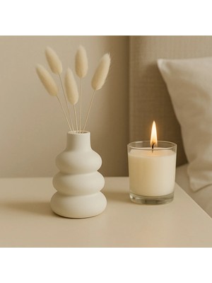 Bernami Pinterest Mini Vazo | Japandi Stil El Yapımı Minimal Vazo