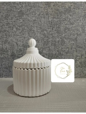 Bernami Pinterest Şık Kapaklı Dekoratif Beton Organizer / Kutu / Takılık