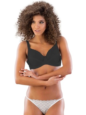 Liyuza Siyah Mı Emay 114 D Balenli Toparlayıcı Sütyen