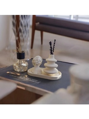 Bernami Pinterest Kadın Figürlü 3'lü Vazo Seti & Dekoratif Obje & Tabak & Modern Vazo & Biblo & Dekoratif Eşya