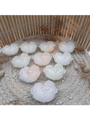 Bernami Pinterest Kalp Mum Sade Nişan, Nikah, Doğum Günü, Özel Gün - 10 Adet