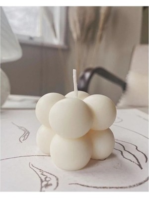Bernami Pinterest Bubble Mum Dekoratif Mini Söz,nişan,düğün,nikah,kına Hediyelik - Beyaz Renk 1 Adet