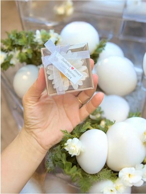 Bernami Pinterest Mum, Nikah Şekeri, Doğum, Düğün Nişan Söz, Kına, Doğum Günü 20 Adet Papatya Kurdele Süslemeli Mum