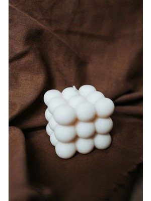 Bernami Pinterest Bubble Dekoratif Beyaz Mum