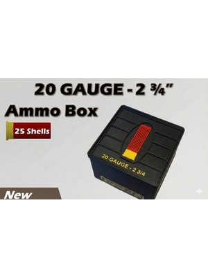 Memania Co 36 Kalibre  Fişek Saklama Kutusu – 25’li Dayanıklı Ammo Box