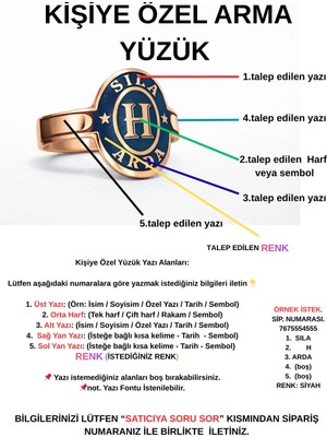 DMR Elegance Arma Yüzük 925 Ayar Gümüş Kişiye Özel Kadın & Erkek