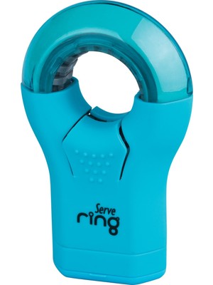 Serve Ring Silgili Kalemtras Mavi Tekli