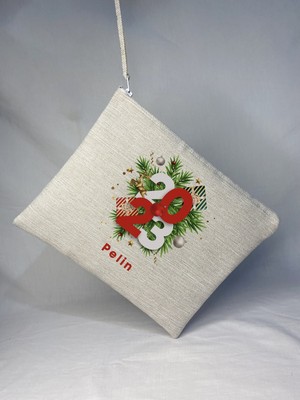 Özgürce 2023 Yeni Yıl Şık Kişiye Özel Sevgililer Günü Makyaj Çantası