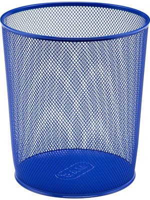Mas 854 10 Lt Metal Tam Perforeli Lacivert Çöp Kovası