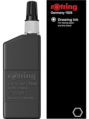 Rotring Rapido Mürekkebi 23 Ml, Siyah - S0194660