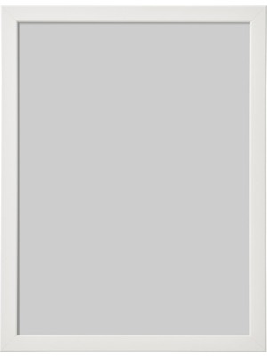 Fıskbo Çerçeve, Plastik ve Fibrokarton, 30X40 Santimetre, Beyaz [tek Çerçeve]