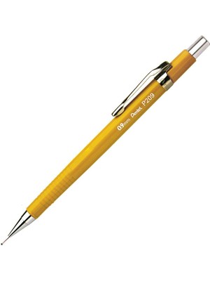 Pentel Teknik Çizim ve Yazı Için Mekanik Kurşun Kalem, 0.9 Mm, Sarı, Orijinal Kutusunda