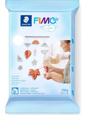 Staedtler Fımo 8130-0 Modelleme Kili Fimoair Basic Lıght 300 gr Beyaz