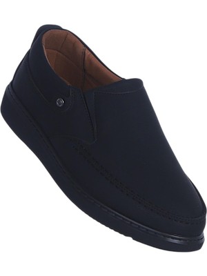 Ayakcenter Wipclark Bağsız Siyah Nubuk Erkek Casual Ayakkabı