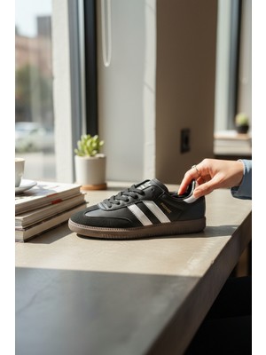 Enoch Unisex Samba Tarz Süet Detaylı Günlük Sneaker Spor Ayakkabı