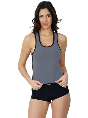 Liyuza Gri Mı 9157 Terlemeyi Sağlayan Kısa Atlet