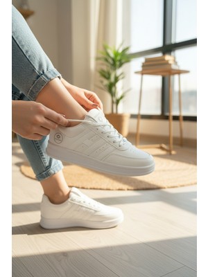 Enoch Yumuşak Dokulu Bağcıklı Antrenman Spor Ayakkabısı