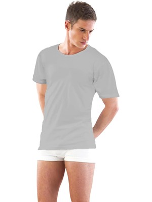 Liyuza Gri Mı Emay 12350 R Yarım Kol Erkek Atlet