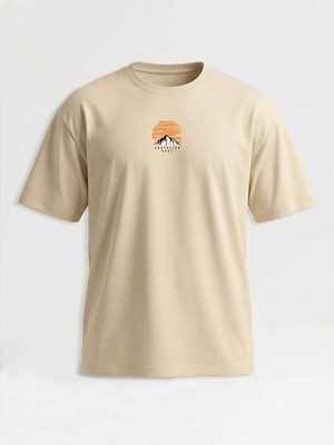 Broco Erkek Oversize %100 Pamuk Bisiklet Yakalı Anatolian Soul Ver.2 T-Shirt