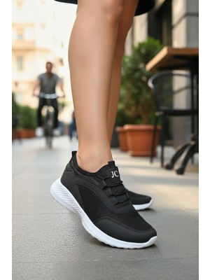 Enoch Kadın Esnek Yakalı Çorap Tipi Günlük Fileli Spor Ayakkabı