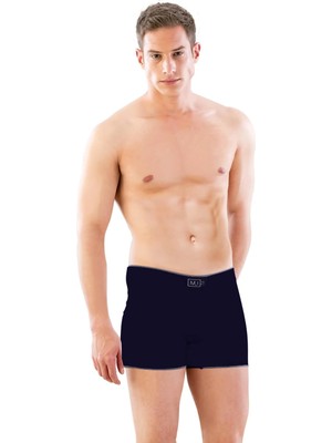 Liyuza Lacivert  Mı Emay 2108 Seamless Uzun Erkek Boxer