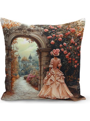 Bertille Home Ilkbahar Serisi Çift Tarafı Dijital Baskılı Kırlent Kılıfı (Spring Easter Paskalya)