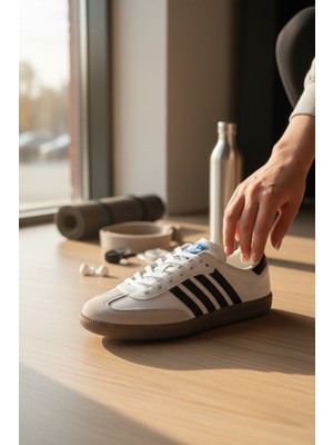 Enoch Unisex Klasik Süet Detaylı Günlük Yürüyüş Ayakkabısı