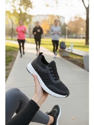 Enoch Kadın Hafif Yürüyüş Ayakkabısı Nefes Alan Fileli Günlük Sneaker