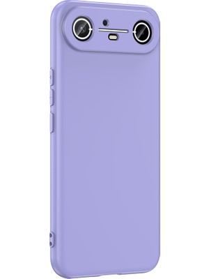 Adige Tecno Spark Slim 5g Kılıf Lansman Içi Kadife Silikon Lila