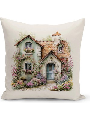 Bertille Home Ilkbahar Serisi Çift Tarafı Dijital Baskılı Kırlent Kılıfı (Spring Easter Paskalya)