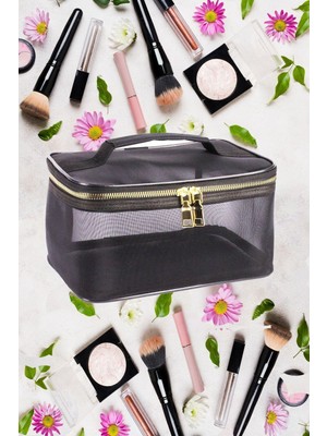 Özgürce Şeffaf Seyahat Kozmetik Çantası, Düzenleyici ve Profesyonel Valiz