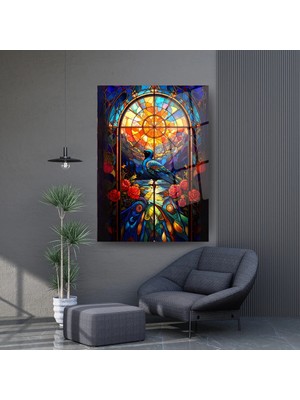 Glitglass Cam Tablo - Özgürlüğün Kanatları