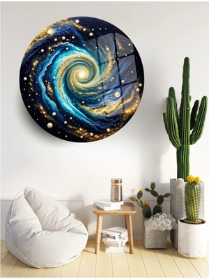 Glitglass Cam Tablo: Uzay Spiralinin Büyüleyici Dansı