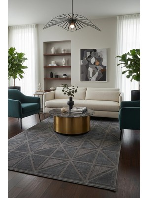 Zeta Halı Piramit Yumuşak Dokulu Modern Halı