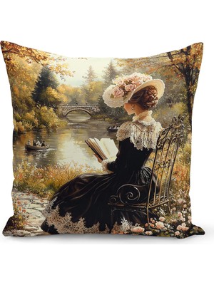 Bertille Home Ilkbahar Serisi Çift Tarafı Dijital Baskılı Kırlent Kılıfı (Spring Easter Paskalya)