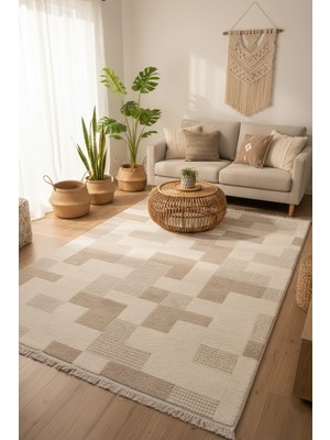 Zeta Halı Tera Yumuşak Dokulu Modern Halı