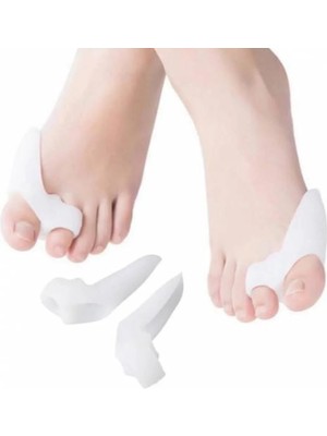 Mcg Baş Parmak Bunyon Silikonu Parmak Arası Destek Medikal Silikon Ağrı Azaltmaya Yardımcı