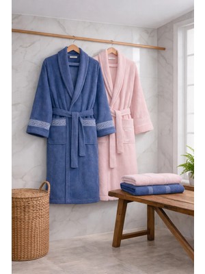 6 Parça Aile Bornoz Seti – Yüksek Emici, Dayanıklı & Yumuşak Doku, %70 Pamuk %30 Polyester