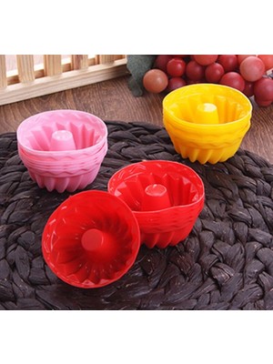 Akinco Muffin Kek Kalıbı Silikon 6 Adet