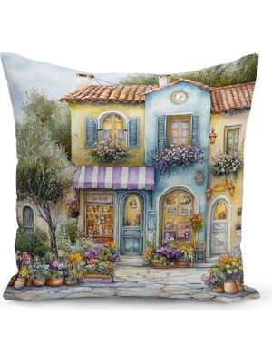 Bertille Home Ilkbahar Serisi Çift Tarafı Dijital Baskılı Kırlent Kılıfı (Spring Easter Paskalya)