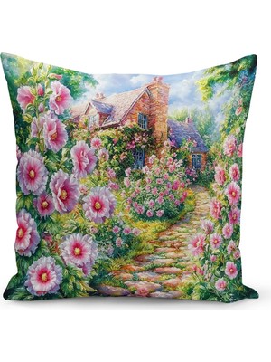 Bertille Home Ilkbahar Serisi Çift Tarafı Dijital Baskılı Kırlent Kılıfı (Spring Easter Paskalya)