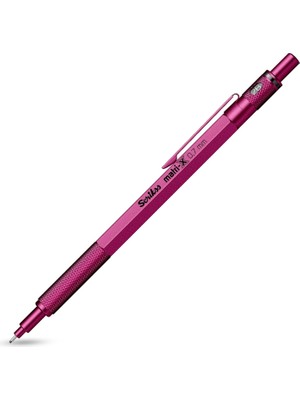 Scrikss Matri-X Versatil 0.7 mm Metalik Pembe Şeffaf Amb.