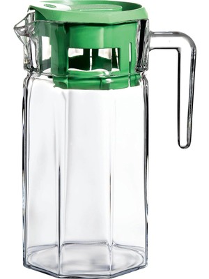 Sürahi 1250 cc A Damla Logo Kapak Plastik Petrol Yeşili 1ofset Hediyelik 6 Bark