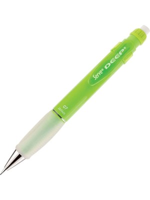 Serve Deep Mekanik Kurşun Kalem 07MM Fos Yeşil Ergonomik Tasarım ve Kaymaz Yüzey ile