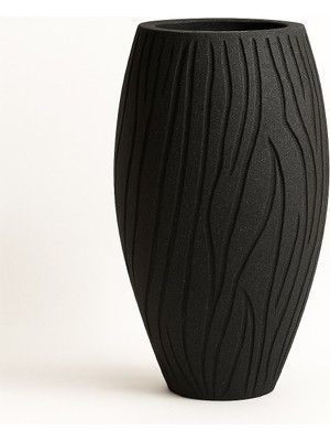 Hobi Tarım Büyük Beton Desenli Saksı 49X72CM