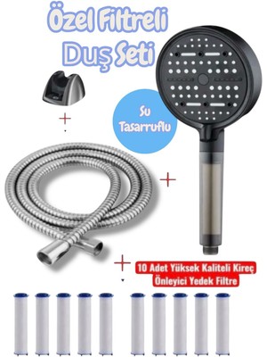 Truva 6 Fonksiyonlu Özel Su Tasarruflu Duş Seti