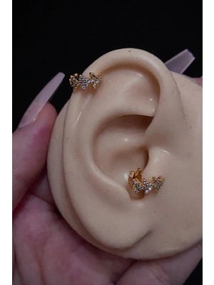 Blisse Piercing Kadın Ok Figürlü Tragus Helix Kıkırdak Halka Çelik Piercing